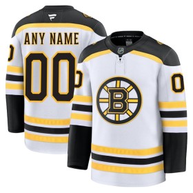Boston Bruins tröja Customized Fanatics Premium 2024-25 Vit Borta - NHL Tröjor Herr